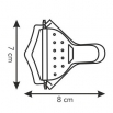 Wyciskacz do cytryny - PRESTO - 2 szt.