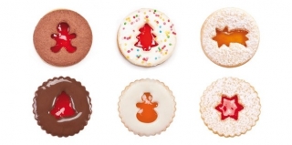 Foremki do wykrawania kruchych ciastek bożonarodzeniowych - DELÍCIA - 8 szt.