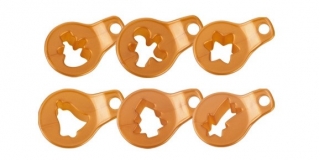 Foremki do wykrawania kruchych ciastek bożonarodzeniowych - DELÍCIA - 8 szt.