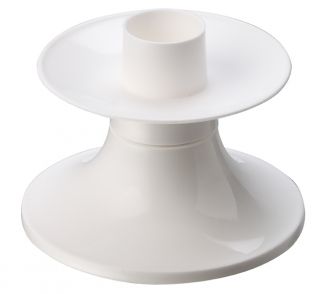 Świecznik mały - biały
