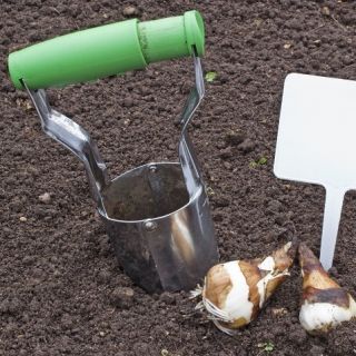 Urządzenie do sadzenia cebul kwiatowych - sadzarka stalowa