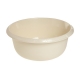 Miska okrągła z wylewką - śr. 32 cm - kremowy