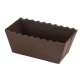 Foremka papierowa do pieczenia Easy Bake - prostokątna - 16 x 8 x 6 cm - brązowa - 5 szt.