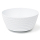 Doniczka niska misa - Jersey - 30 cm - biały